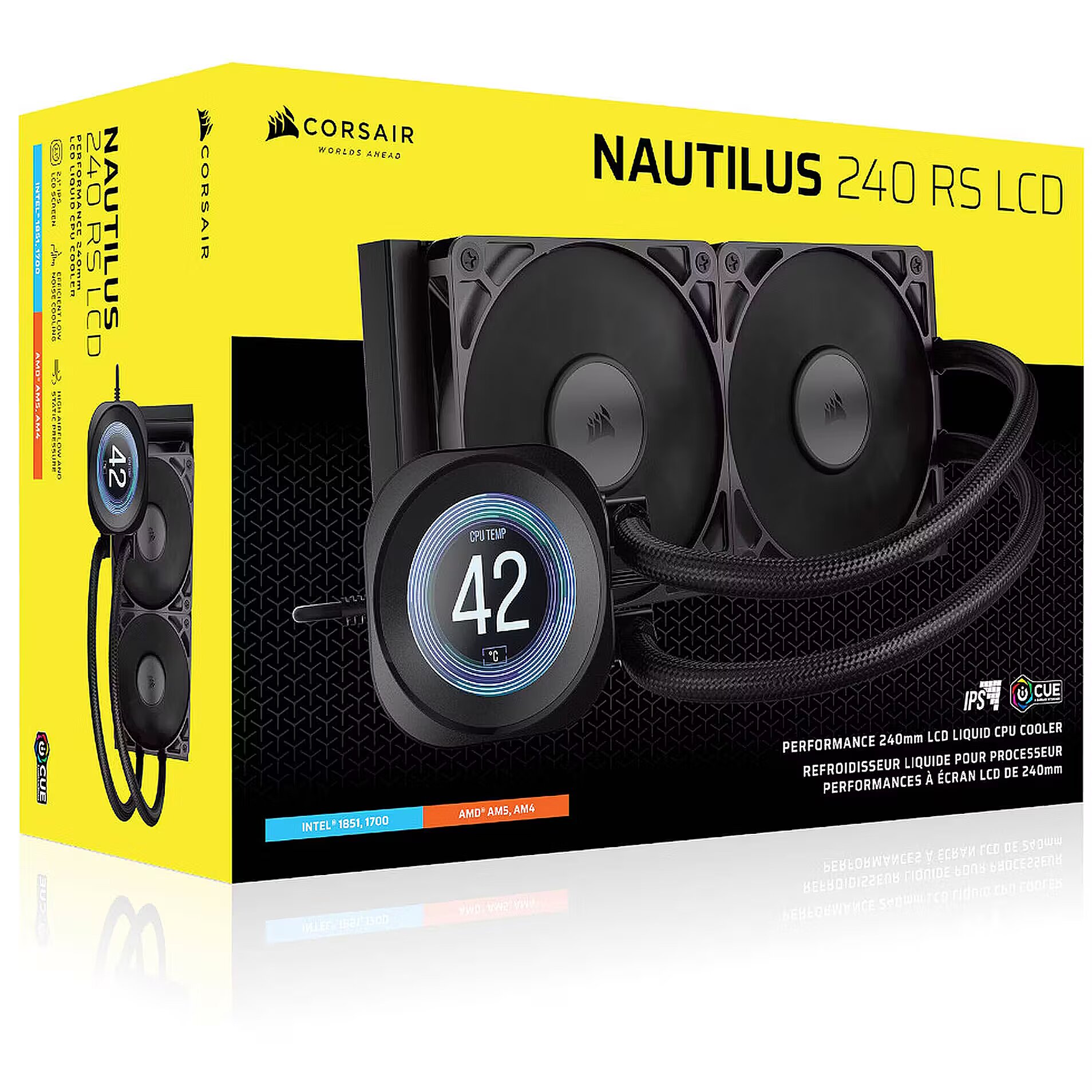 Corsair NAUTILUS 240 RS LCD, Black (CW-9061031-WW)