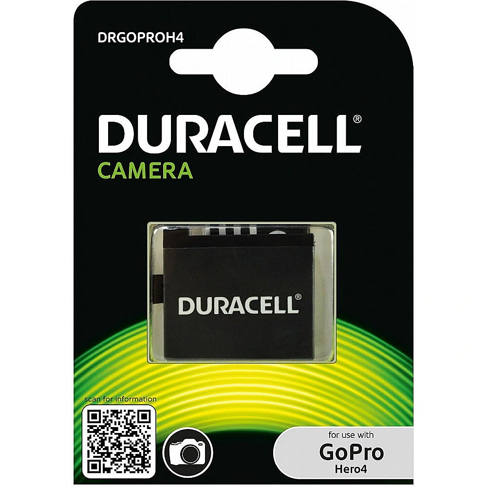 Duracell Camera Battery Gopro Hero 4 3 8v 1160mah Drgoproh4