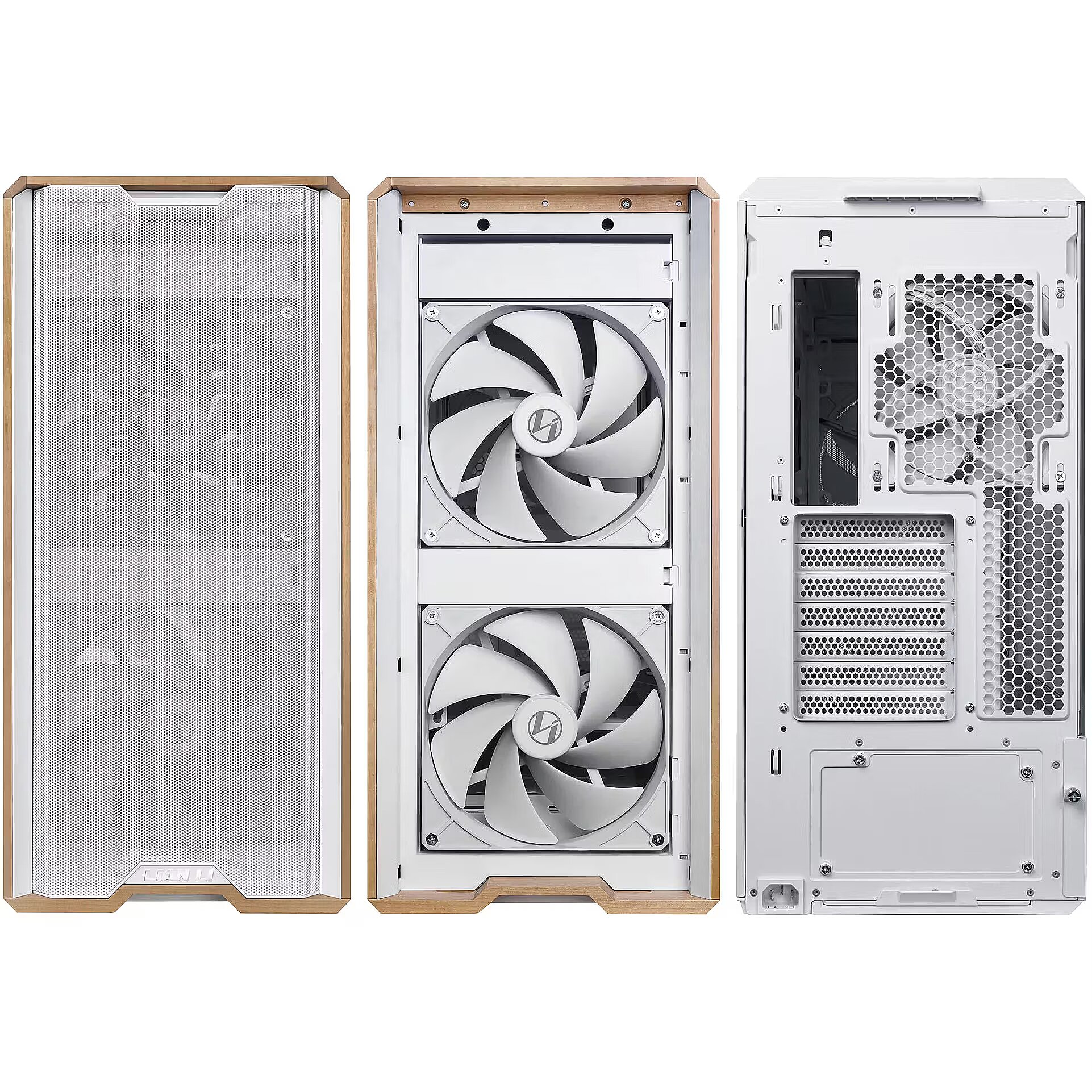 Lian Li LANCOOL 217, Tempered Glass, White (LAN217W)