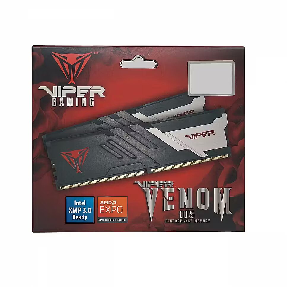 メモリー PATRIOT VIPER Venom 16GB DDR5-6000 Patriot Viper Venom DDR5 16GB (2 x 8GB) 5600MHz UDIMM Desktop