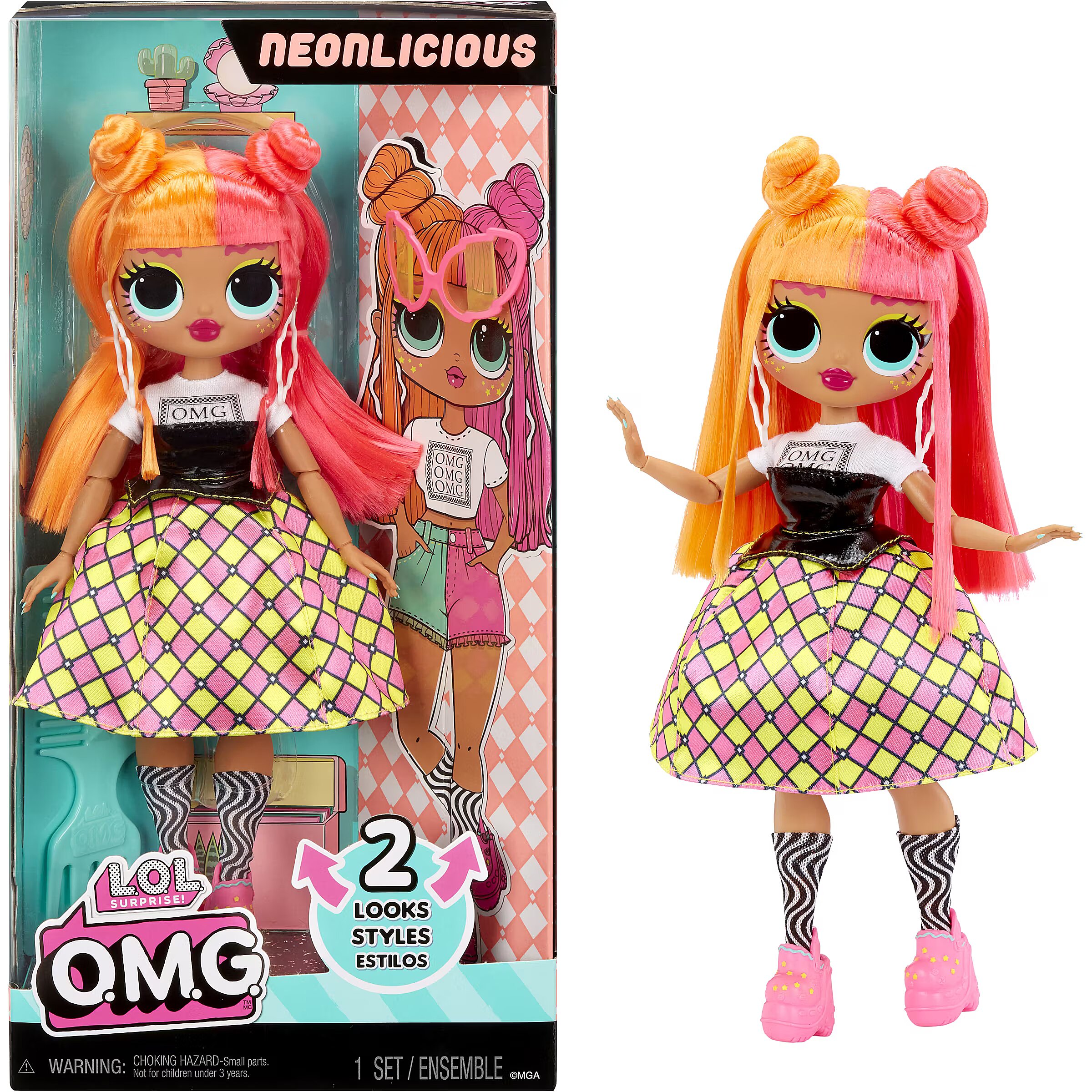 MGA Doll Surprise OMG HoS Neonlicious (591580EUC)