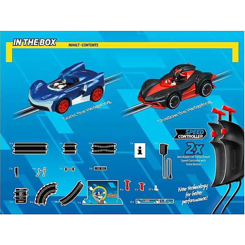 Circuit De Voiture Carrera Challenger Sonic - 1:43, Prêt à Jouer, Pour Enfants Dès 6 Ans - 5