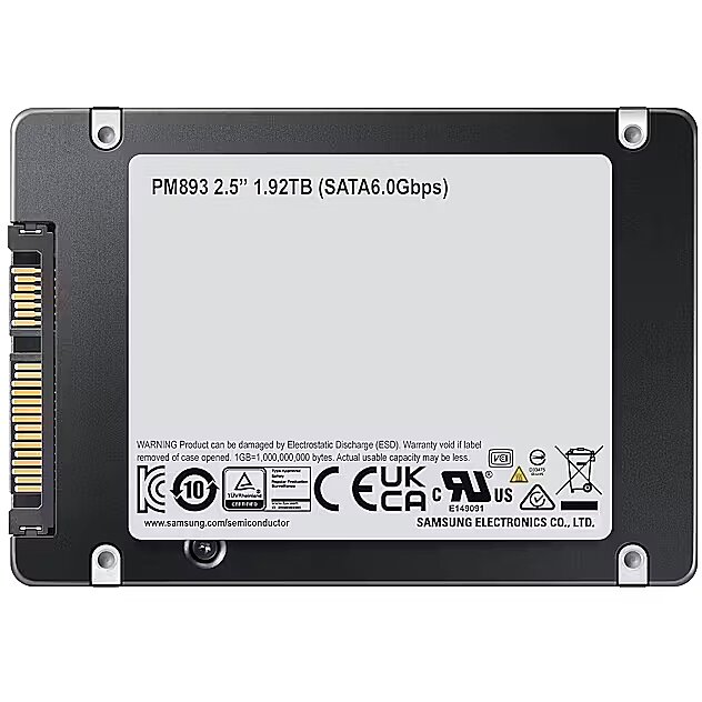 Nvme Ssd In Sata Class 20 Solid State Drive Samsung SSD PM893