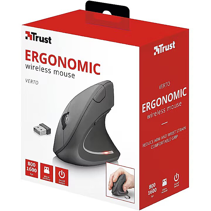 Trust Verto Ergonomic, Wireless (22879)