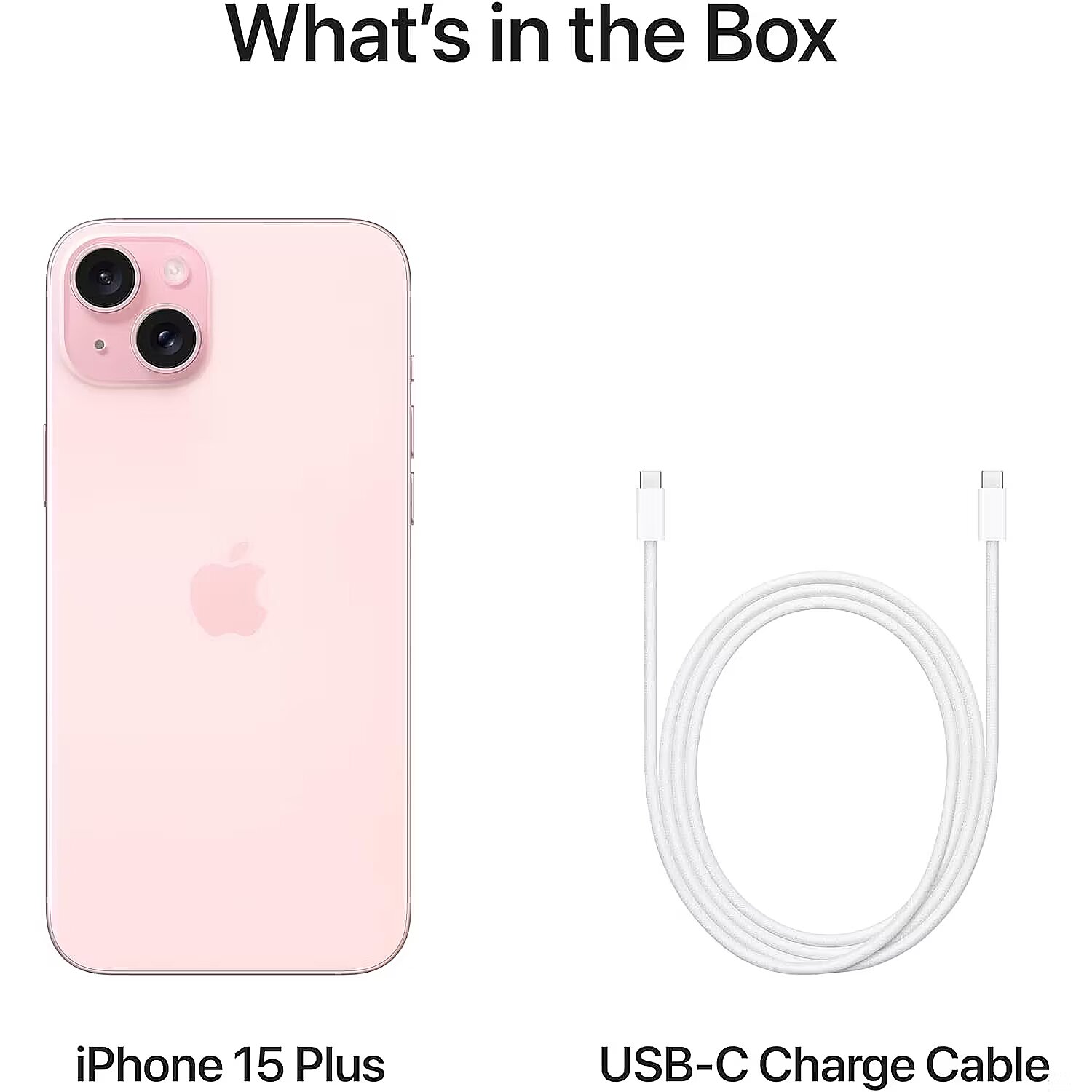 Apple iPhone 15 Plus, 256GB, Pink (MU193PX/A)