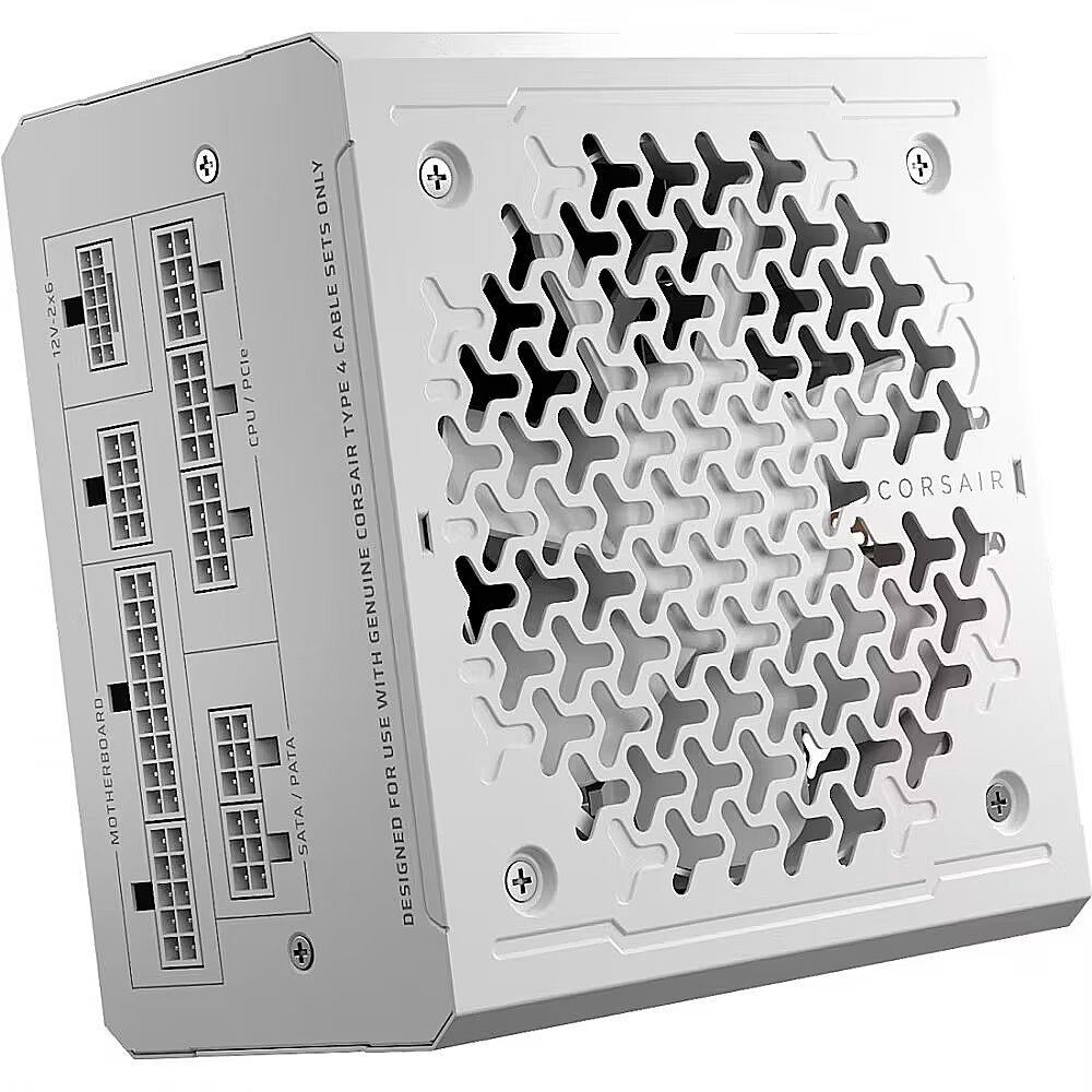 Corsair RM1000e White (2025), 1000W, 80PLUS Gold, ATX 3.1, PCIe