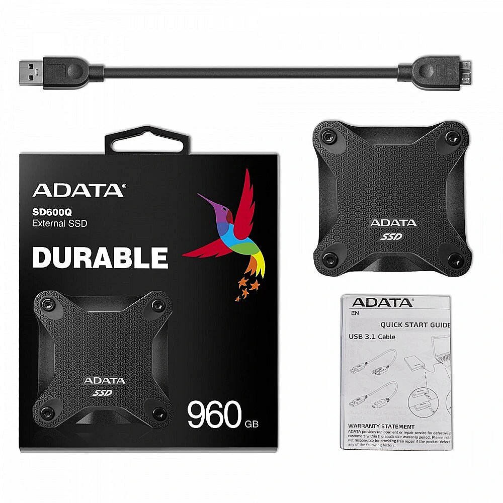 ADATA SD600Q, 960GB, Black (ASD600Q-960GU31-CBK)