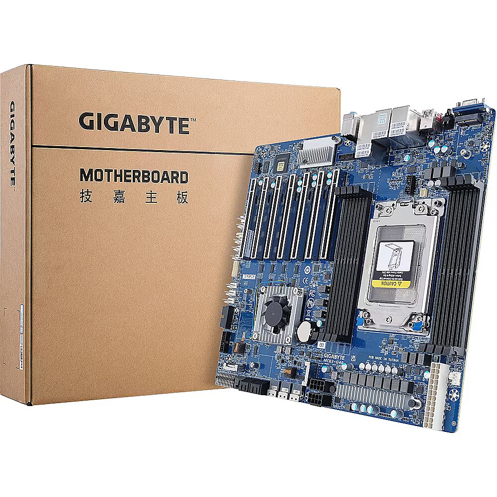 Gigabyte AMD MB WRX80 TR 5000 READY 8XDIMM 2X10GBE 4XSATA3 7XPCIE3