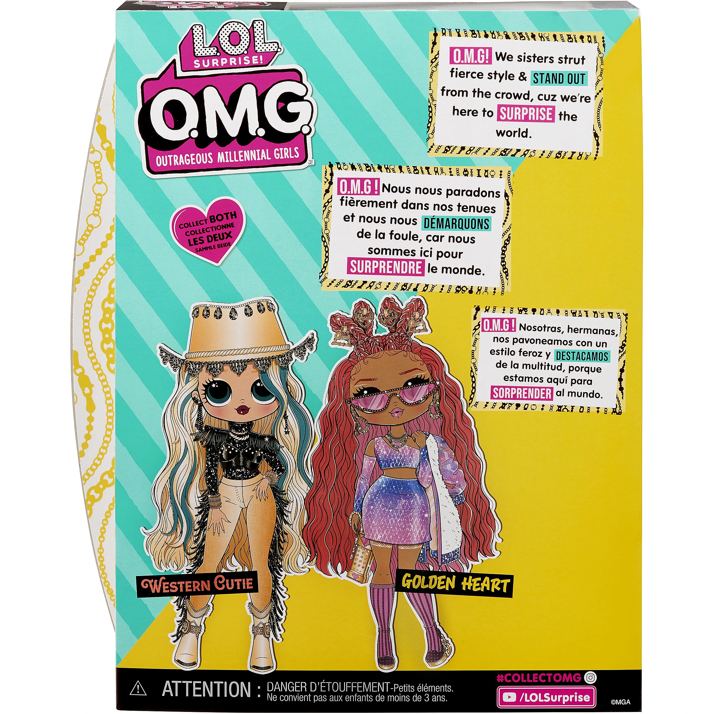 Mga Doll L.O.L. Surprise OMG Core Series 7- Golden Heart (588511EUC)