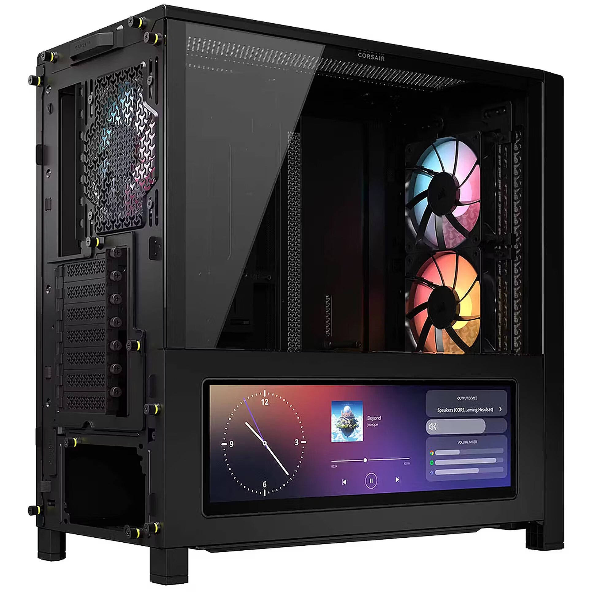Corsair FRAME 4000D LCD RS ARGB, Tempered Glass, Black (CC-9011326-WW)