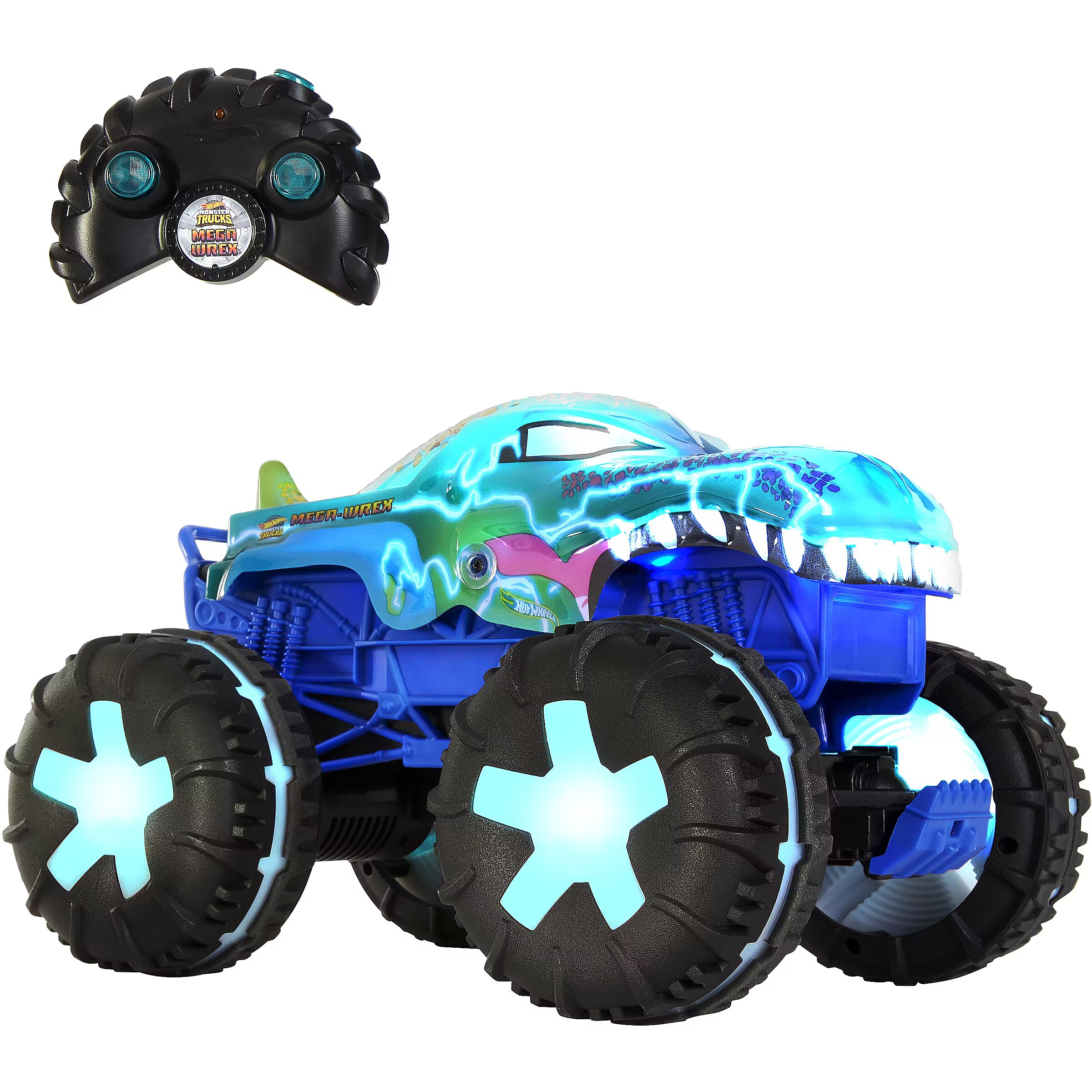 Hot Wheels RC vehicle Monster Trucks Mega Wrex Sounds and lights