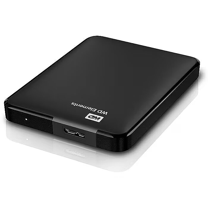 Western Digital Elements, Portable, 4TB, Black (WDBU6Y0040BBK-WESN)