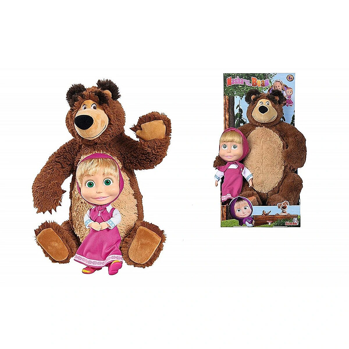 Smoby Set Plush Toy And Doll Masha And The Bear 109301016 