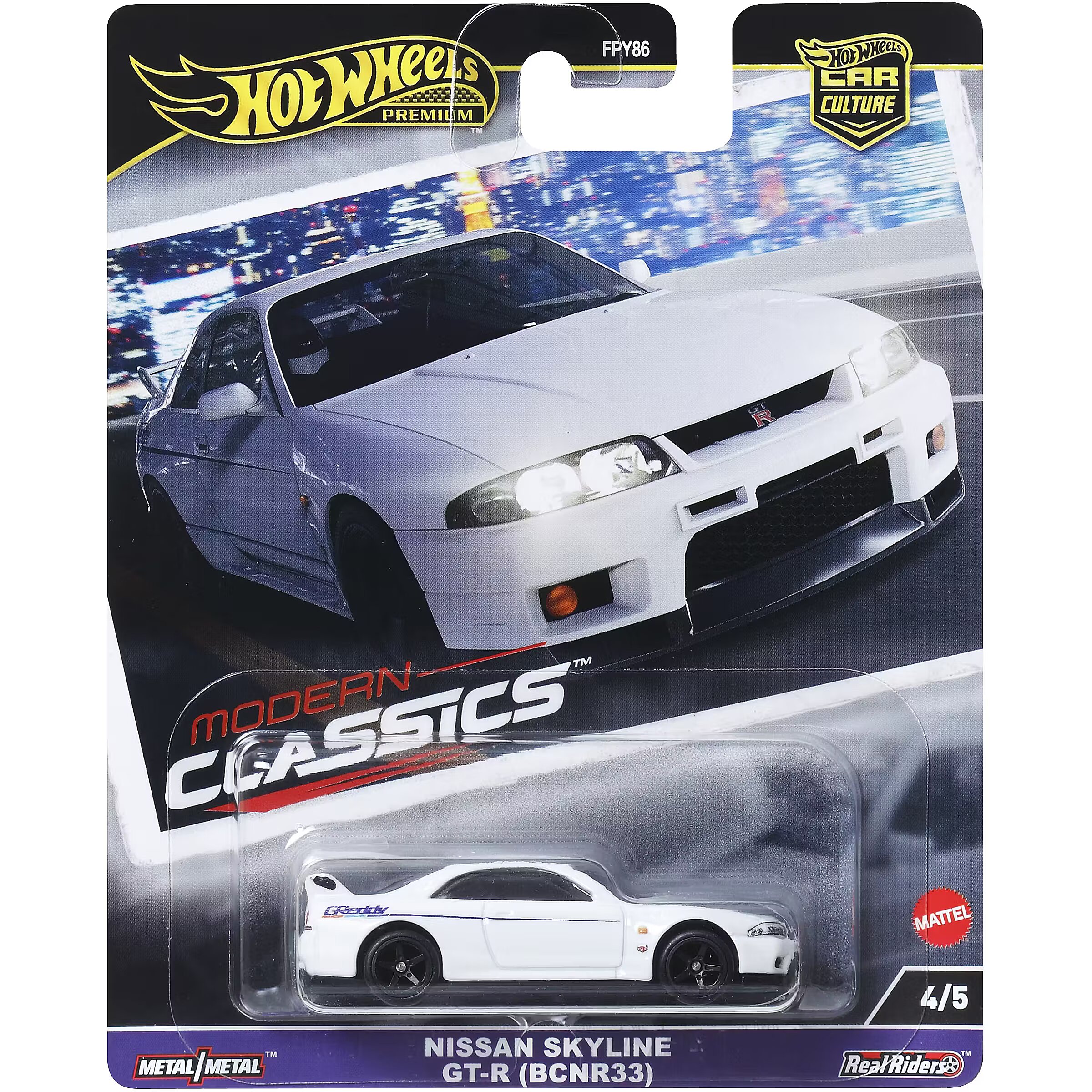 Hot Wheels Pojazd Nissan Skyline GT-R (HRV99)