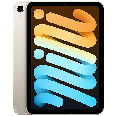 Apple iPad mini (2021) Wi-Fi + Cellular, 256GB, Starlight